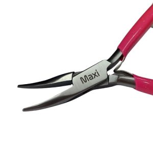 PINZA PUNTA CURVA PINK