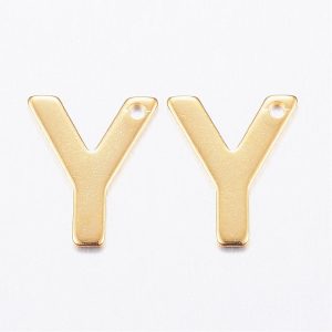 DIJE LETRA DE ACERO "Y"
