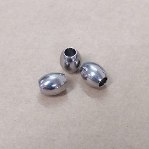 SEPARADOR OVAL PLATEADO 10MM