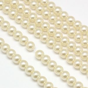 PERLA DE VIDRIO BEIGE 6