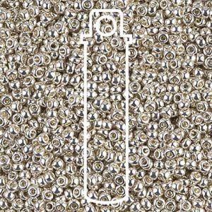 MIYUKI ROUND 11/0 GALVANIZED SILVER
