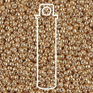 MIYUKI ROUND 11/0 GALVANIZED GOLD
