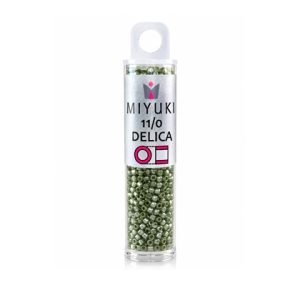 MIYUKI DELICA 11/0 OPAQUE AVOCADO LUSTER