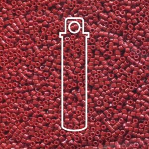 MIYUKI DELICA 11/0 DYED OPAQUE CRANBERRY