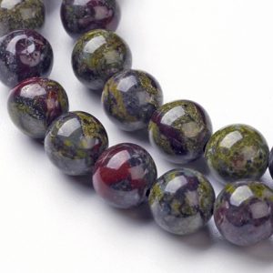 JASPE ROJO VERDE 6 MM