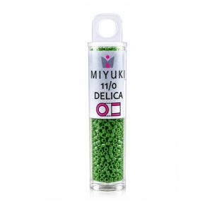MIYUKI DELICA 11/0 OPAQUE PEA GREEN