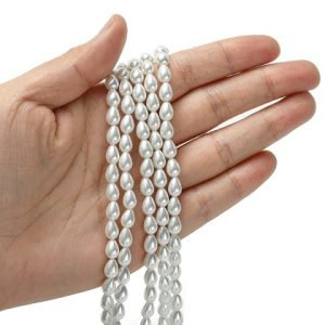 PERLA DE VIDRIO LÁGRIMA